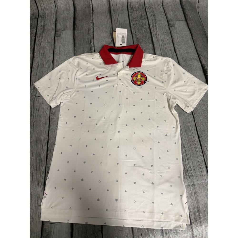 NWT Men’s Nike St. Louis Cardinals 2024 City Connect Vapor Polo Shirt Small READ